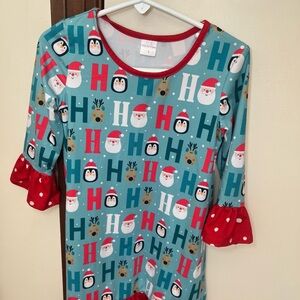 Festive Holiday Pajama Onesie